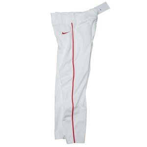 Nike baseball pants sales white with navy piping
